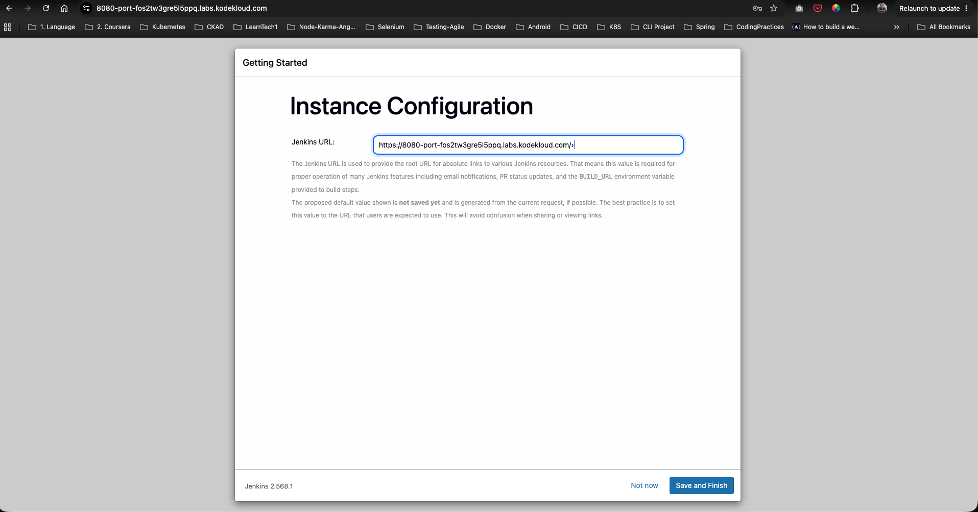 Instance Configuration