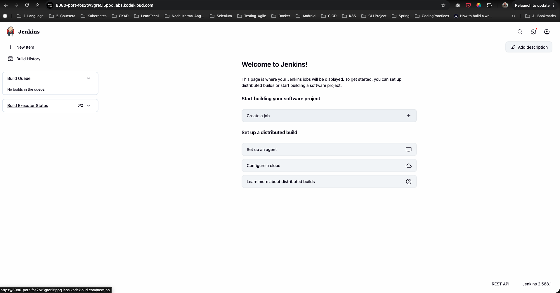 Jenkins Dashboard