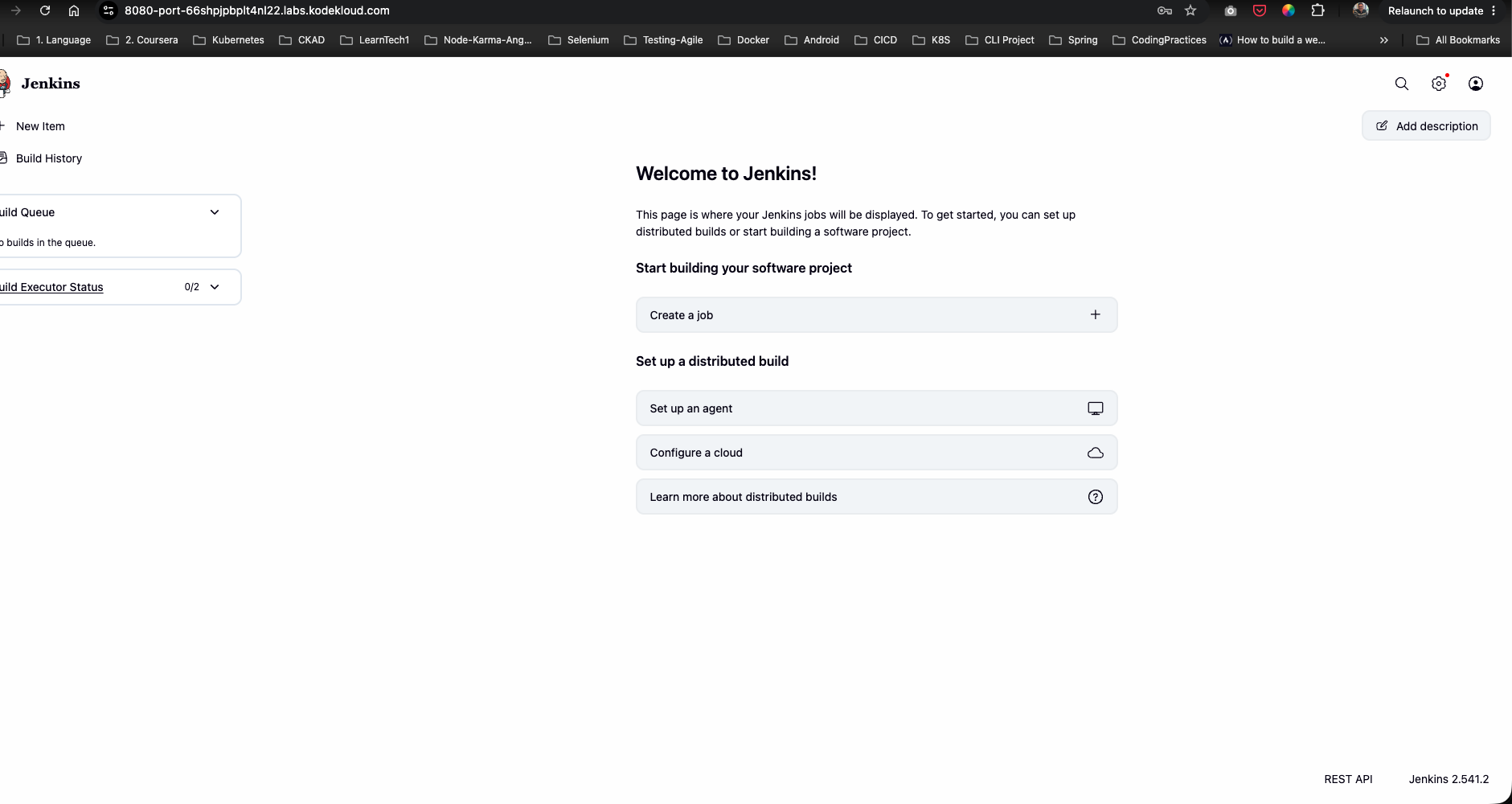 Jenkins Landing Page