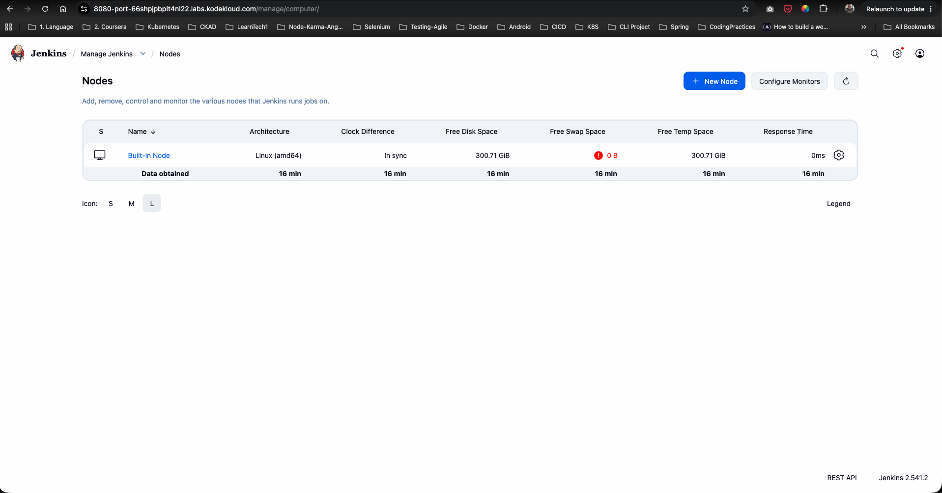 Nodes Overview Page
