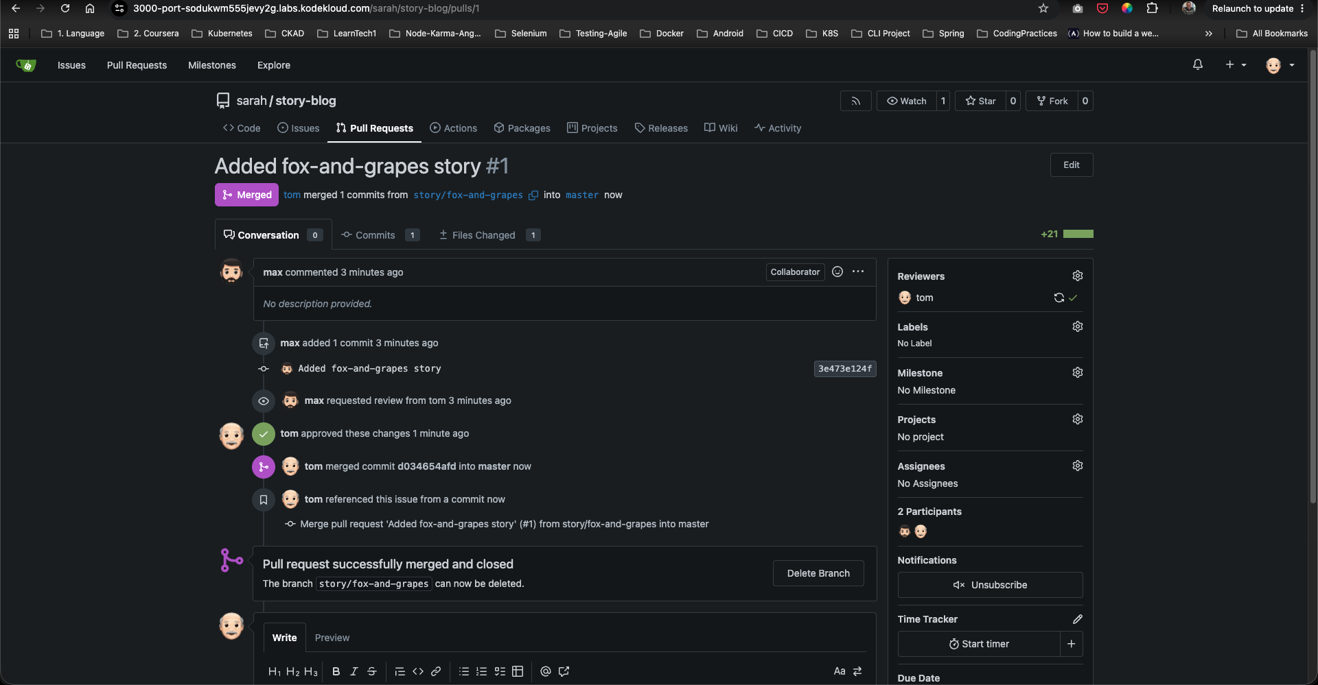PR Successfully Merged